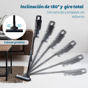 ASPIRADOR VERTICAL CON CEPILLO GIRATORIO GRUNKEL ASP-ROLLER
