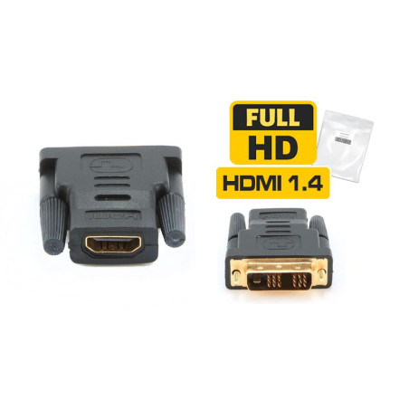 ADAPTADOR DVI-D MACHO A HDMI HEMBRA