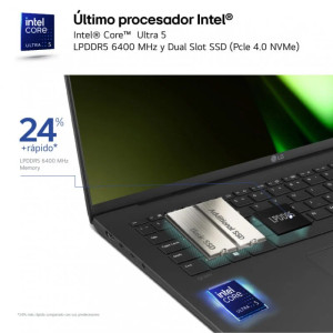 PORTATIL LG GRAM 14Z90S-G.AD78B ULTRA I7 32GB 1TB 14" W11