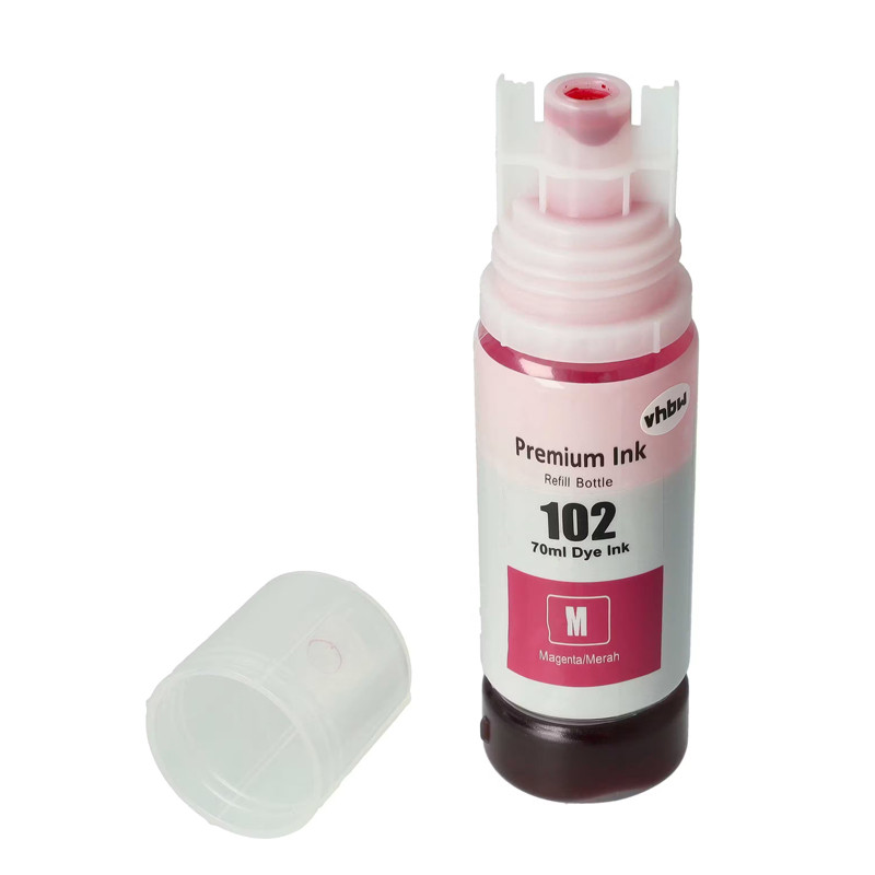 BOTELLA TINTA COMPATIBLE EPSON 102 104 T6642 T6732 MAGENTA 