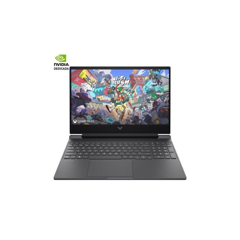 Portátil Gaming HP Victus 15-FB3709NS Ryzen 7 8845HS/ 32GB/ 1TB SSD/ GeForce RTX 4050/ 15.6"/ Sin Sistema Operativo