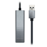 HUB USB AISENS 3.0 3XUSB 1XRJ45 GRIS   A106-0401