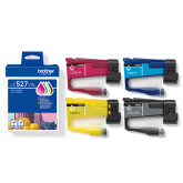 PACK INK JET BROTHER ORIG LC527VAL HASTA 1300 BK Y 900 C/M/Y