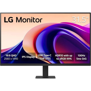 MONITOR LG 31.5" 32U631A-B  QHD NEGRO