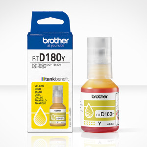 BOTELLA DE TINTA BROTHER ORIG. BTD180Y 5.000 PAG. AMARILLO