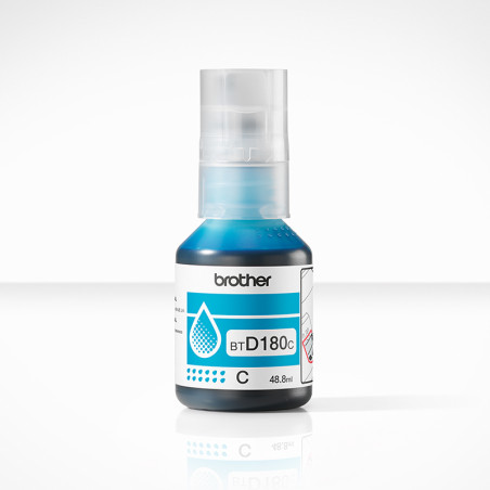 BOTELLA DE TINTA BROTHER ORIG. BTD180C 5.000 PAG. CYAN 