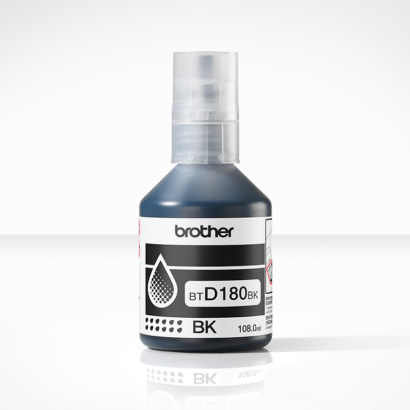 BOTELLA DE TINTA BROTHER ORIG. BTD180BK 7.500 PAG. NEGRA 