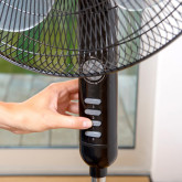VENTILADOR DE PIE TAURUS BERGEN 16C 3VEL/3 ASPAS/NEGRO
