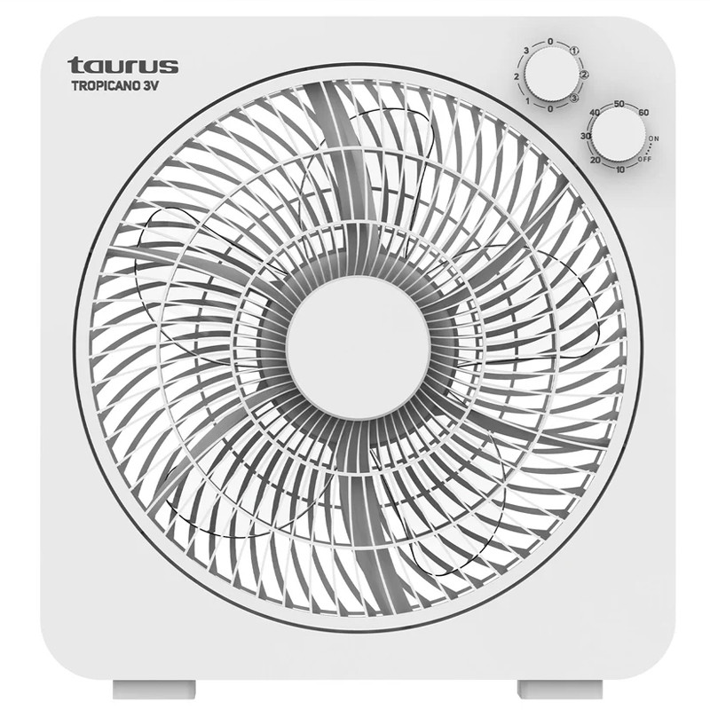 VENTILADOR DE SUELO TAURUS TROPICANO FA009 BLANCO