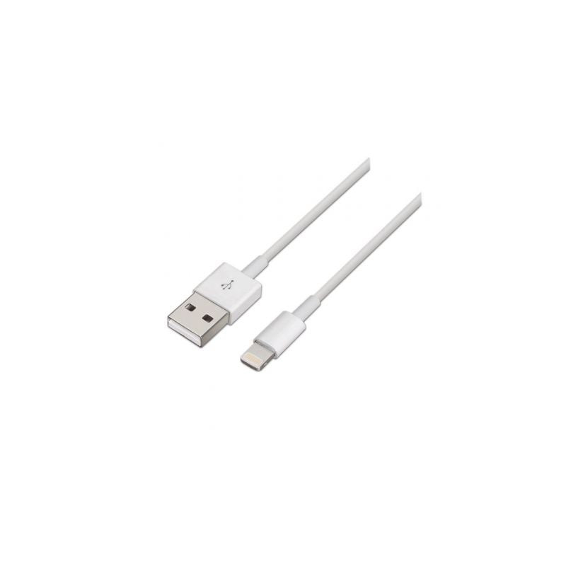 CABLE AISENS 2.0 LIGHTNING USB MACHO/ LIGHTNING USB MACHO 