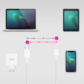 CABLE NANOCABLE USB 2.0 TIPO C/TIPO C MACHO 1M BLANCO      