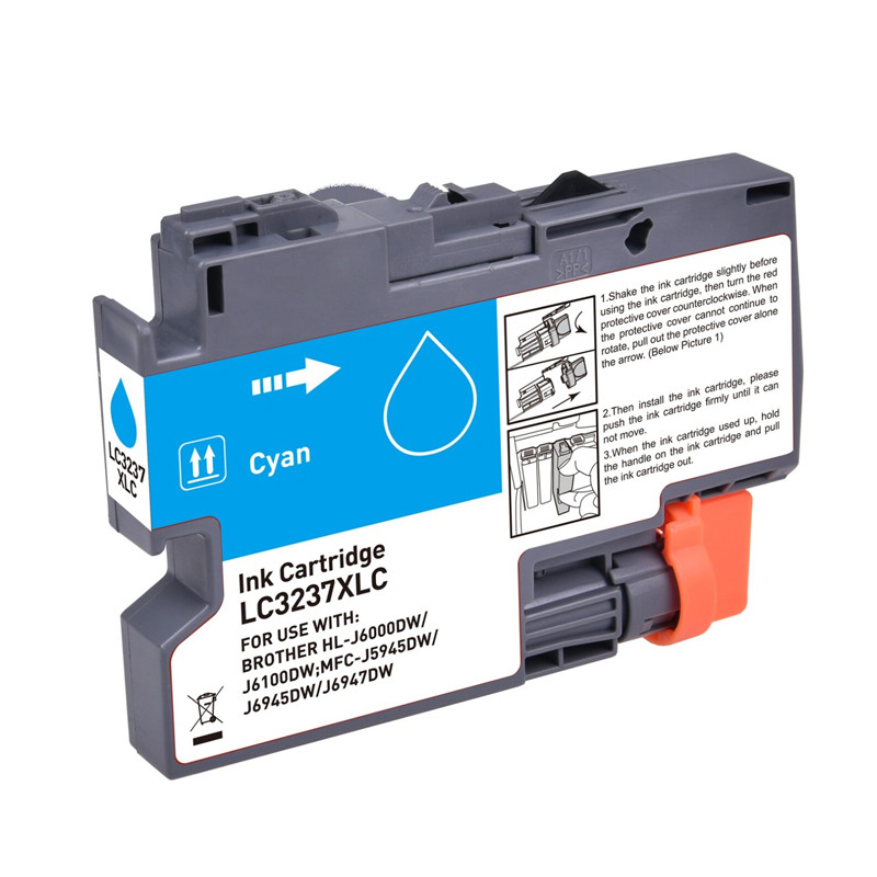 INK JET COMP BROTHER LC3237CY CYAN 