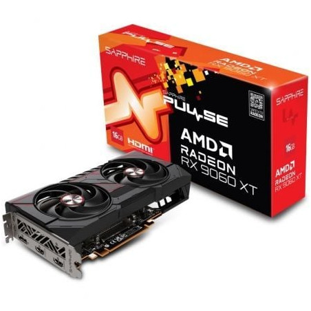 VGA SAPPHIRE PULSE RADEON RX 9060 XT GAMING OC/ 16GB GDDR6