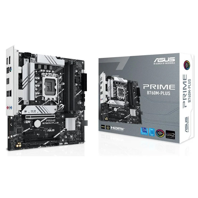 PLACA BASE ASUS PRIME B760M-PLUS 4X DDR5 - HDMI, M.2, PCIE4.