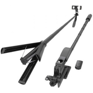 PALO PARA SELFIE + TRÍPODE AISENS SS01ST-299 NEGRO