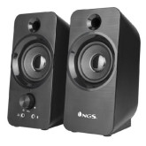 ALTAVOCES NGS SB350 12W  2.0   NEGRO