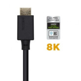 CABLE HDMI AISENS 2.1  8K HDMI MACHO HDMI MACHO 1.5 MT NEGRO