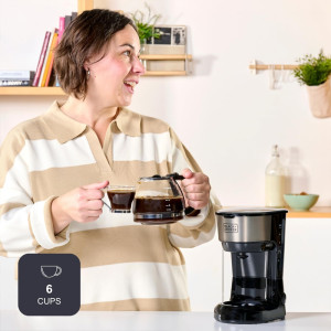 CAFETERA DE GOTEO BLACK_DECKER BXCO600E 600W/6TAZAS