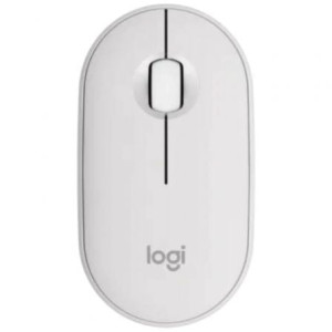 RATON LOGITECH M350S PEBBLE MOUSE 2 BLUETOOTH BLANCO