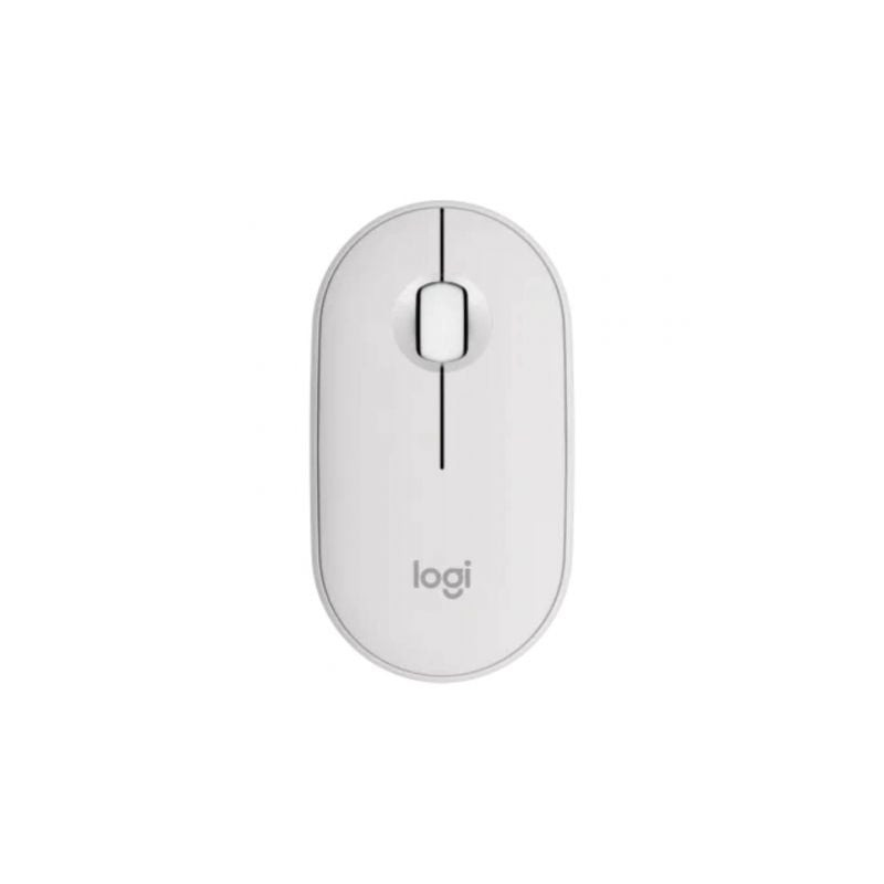 RATON LOGITECH M350S PEBBLE MOUSE 2 BLUETOOTH BLANCO