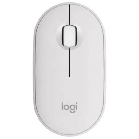 RATON LOGITECH M350S PEBBLE MOUSE 2 BLUETOOTH BLANCO