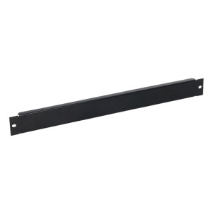 PANEL FRONTAL CIEGO 19" 1U NEGRO PHO5001