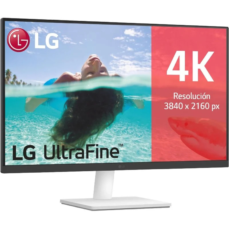 MONITOR LG 27" POLIVALENTE 27US500-W 4K MULTIMEDIA  BLANCO