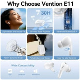 AURICULAR VENTION ECHO LITE E11 CON ESTUCHE BLANCO