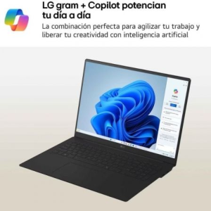 Portátil LG Gram Pro 16Z90TR-E.AD88B Intel Core Ultra 7-255H/ 32GB/ 1TB SSD/ GeForce RTX 5050/ 16"/ Win11