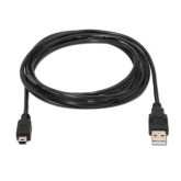CABLE USB AISENS USB MACHO A MINIUSB MACHO 3M NEGRO