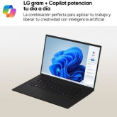 Portátil LG Gram 14Z90T-G.AD88B Intel Core Ultra 7-255H/ 32GB/ 1TB SSD/ 14"/ Win11