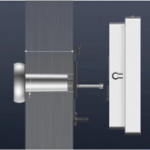 MIRILLA PUERTA DIGITAL EZVIZ HP2 INALAMBRICA PLATA