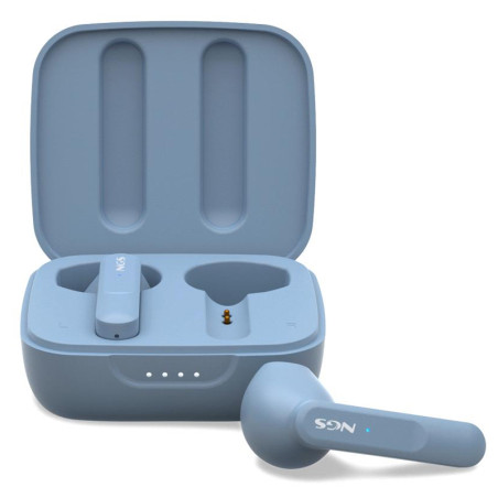 AURICULAR NGS ARTICA MOVE BLUETOOTH ESTUCHE CARGA AZUL