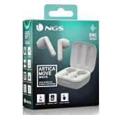 AURICULAR NGS ARTICA MOVE BLUETOOTH ESTUCHE CARGA BLANCO