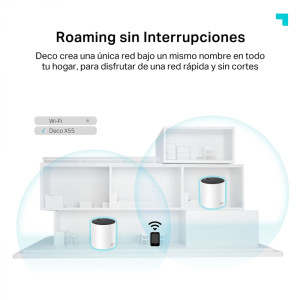 SISTEMA TP-LINK WIFI DE MALLA DECO X55 PACK2  AX3000