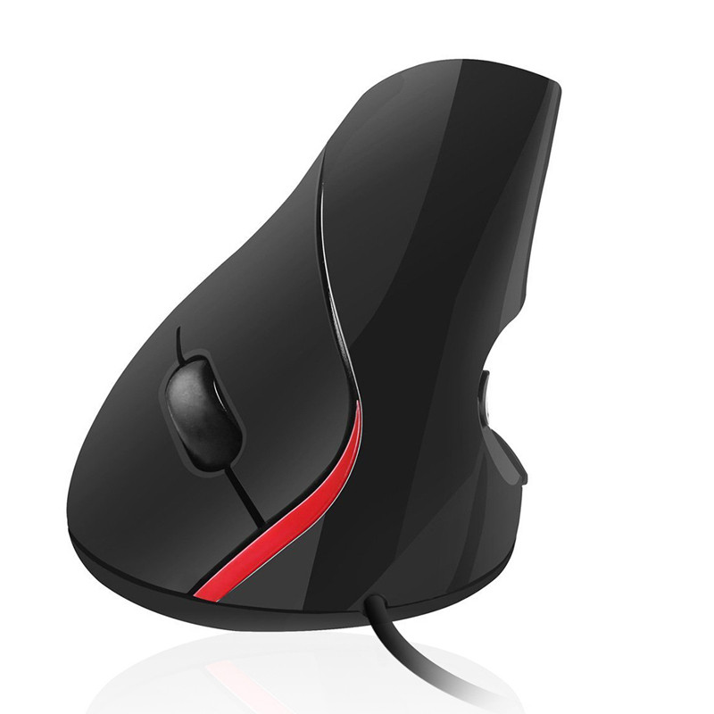 RATON EWENT VERTICAL ERGONOMICO OPTICO 1000 DPI NEGRO EW3156