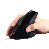 RATON EWENT VERTICAL ERGONOMICO OPTICO 1000 DPI NEGRO EW3156