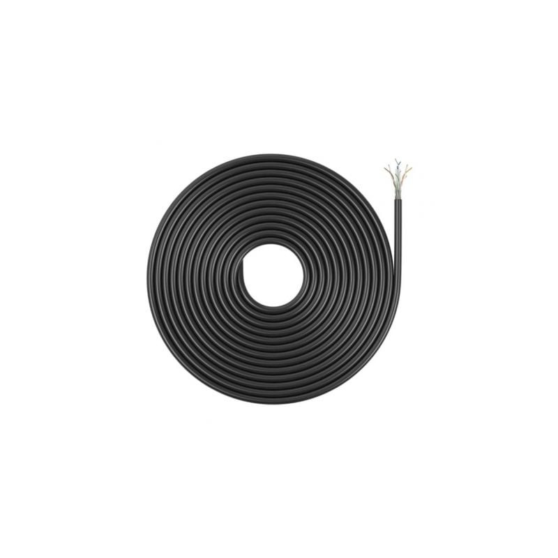 BOBINA AISENS RJ45 EXTERIOR UTP AWG23 CT6 305 M NEGRO