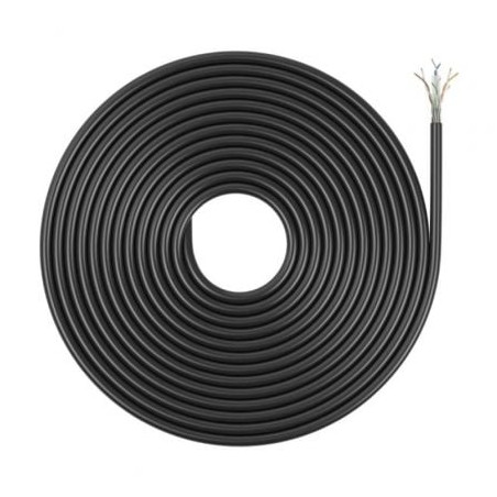 BOBINA AISENS RJ45 EXTERIOR UTP AWG23 CT6 305 M NEGRO