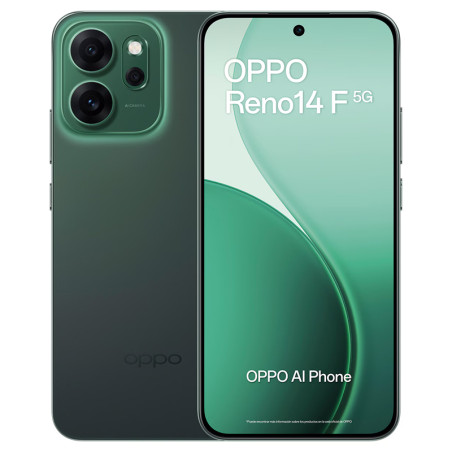 SMARTPHONE OPPO RENO 14 F 8GB 256GB 6.57" 5G VERDE