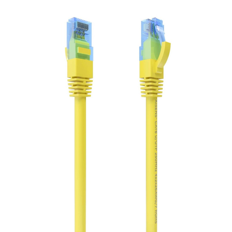 LATIGUILLO AISENS  RED RJ45 UTP CAT6  0.5M AMARILLO