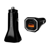 CARGADOR DE COCHE AISENS ASCH-CAR2PQC-BK 1XUSB-TIPO C 1XUS