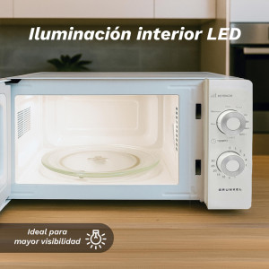 MICROONDAS CON GRILL DE 20L DE CAPACIDAD GRUNKEL MWG-20MG