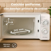 MICROONDAS CON GRILL DE 20L DE CAPACIDAD GRUNKEL MWG-20MG