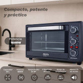 HORNO ELECTRICO DE 28L DE CAPACIDAD GRUNKEL HR-28COOK