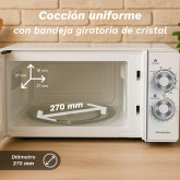MICROONDAS CON GRILL DE 25L DE CAPACIDAD GRUNKEL MWG-25MG