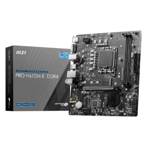 PLACA BASE MSI PRO H610M-E DDR4 MATX 1700