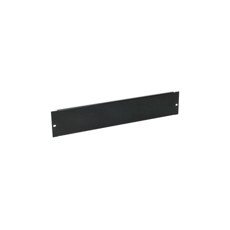 PANEL FRONTAL CIEGO 19" 2U NEGRO PHO5002