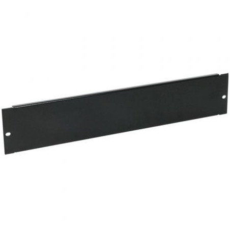 PANEL FRONTAL CIEGO 19" 2U NEGRO PHO5002