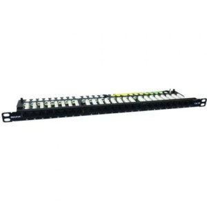 PANEL TRANFERENCIA 19" UTP CAT. 6A DUAL BLOCK 24P 0,5U